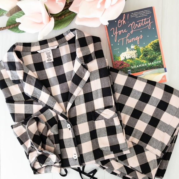 Victoria’s Secret • The Flannel PJ /Pink and Black Shimmer Check - Picture 14 of 14
